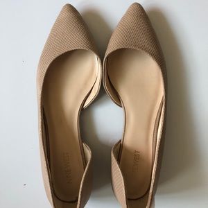 Tan Pointed Flats
